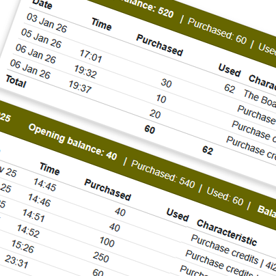 Sistema de créditos para publicar torneos a partir del 1 de febrero de 2026